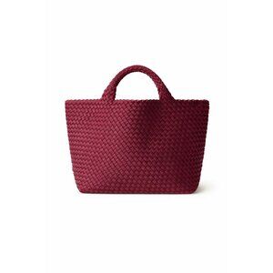 Naghedi St. Barths Bordeaux Burgundy Medium Neoprene Open Tote